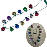 Wholesale Christmas Jingle Bell Necklace Large Flashing Light Bulb
